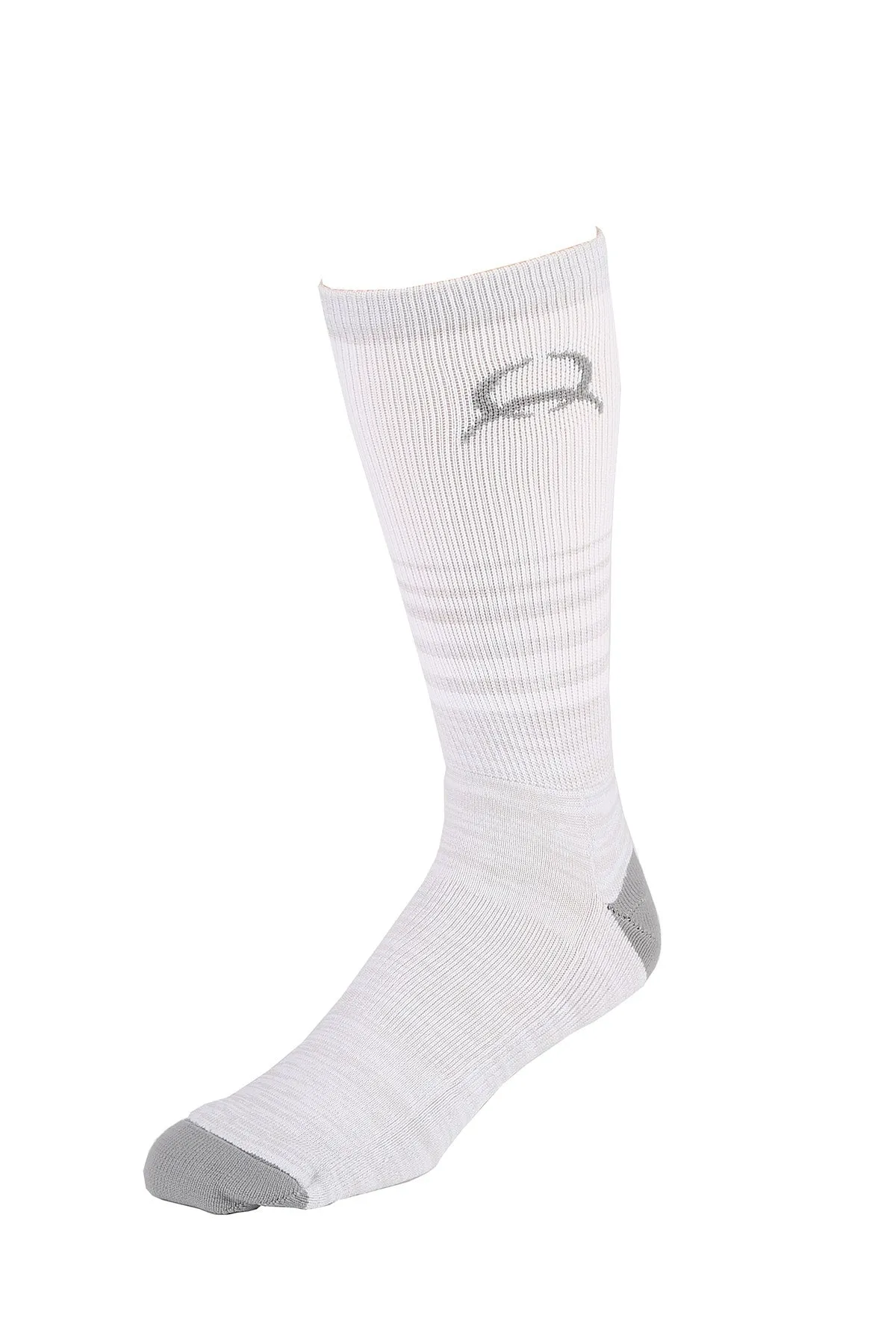 Cinch White/Gray Crew Socks