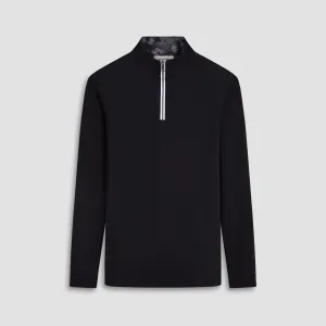 Contrast Performance Quarter-Zip Pullover