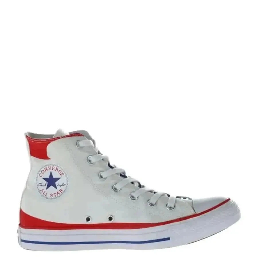 Converse All Star Women's Slip-On Sneakers White with Colored Laces