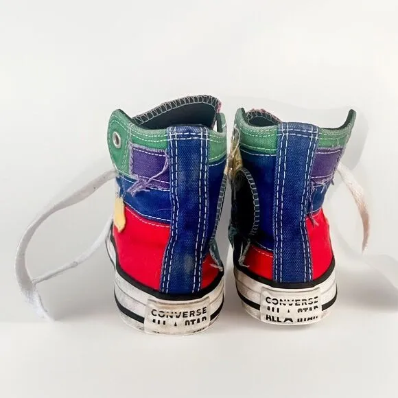 Converse Chuck Taylor Patchwork All Star Hi Boys Girls Child Size 11