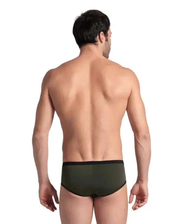COSTUME ARENA UOMO SLIP NUOTO PISCINA MAN BRIEF VERDONE DARK GREEN