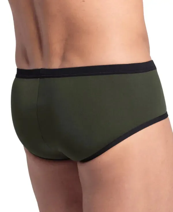 COSTUME ARENA UOMO SLIP NUOTO PISCINA MAN BRIEF VERDONE DARK GREEN
