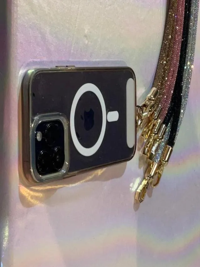 Crystals phone strap