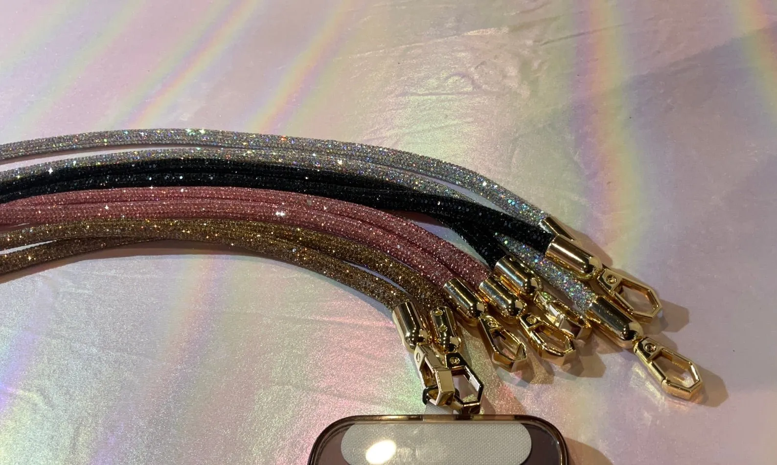 Crystals phone strap