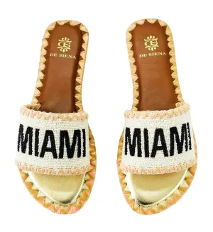 DE SIENA Miami gull slip-in med perler