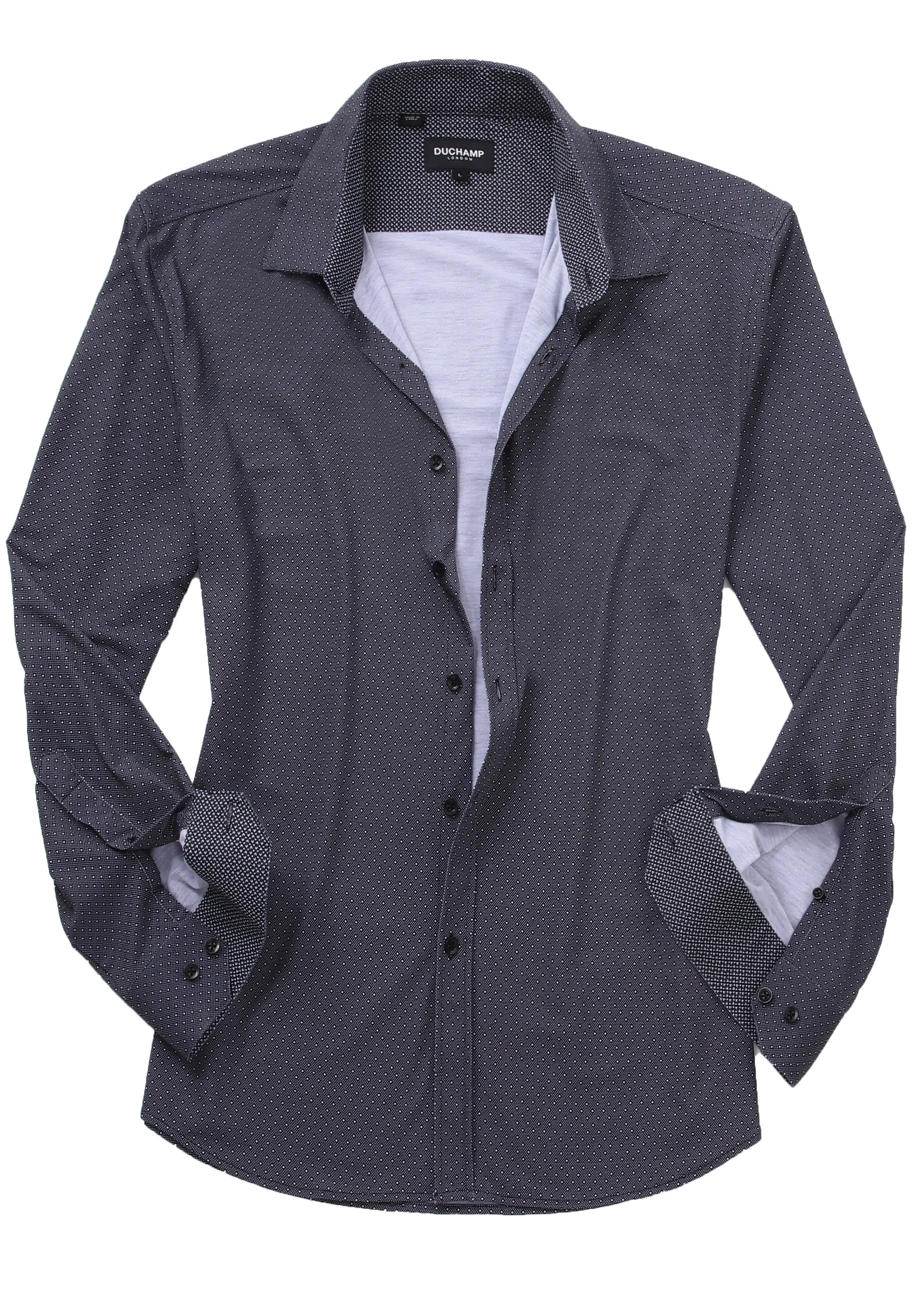 Duchamp London Neat Casual Knit Shirt