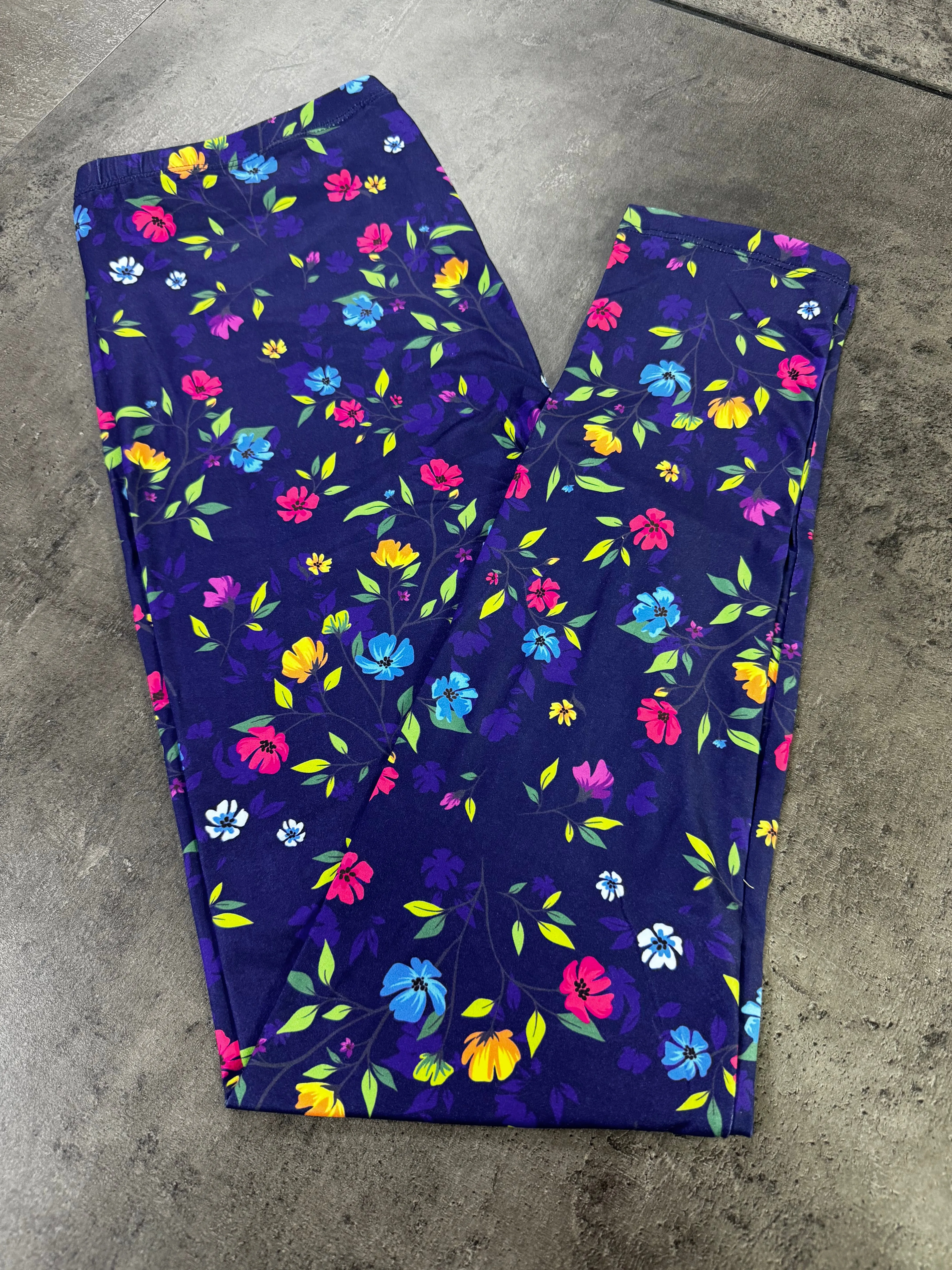 Evening Wildflowers CASUAL Leggings