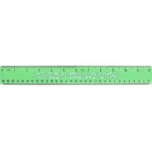 FLEXIBLE RULER 12" GREEN