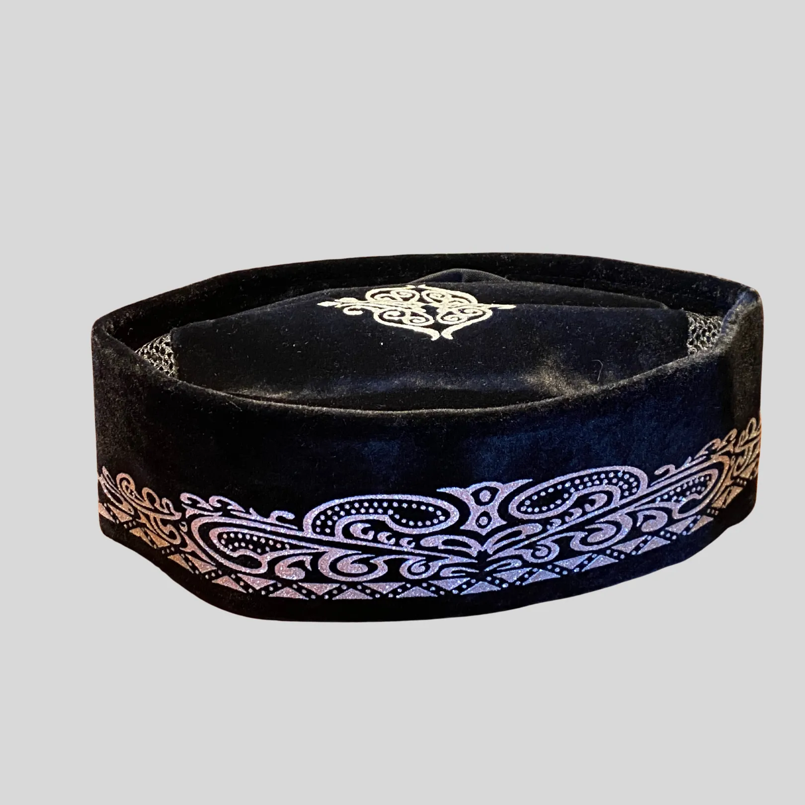Foldable Native Embroidered Hat