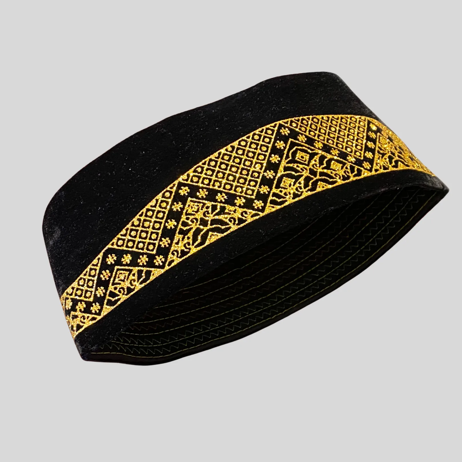 Foldable Native Embroidered Hat
