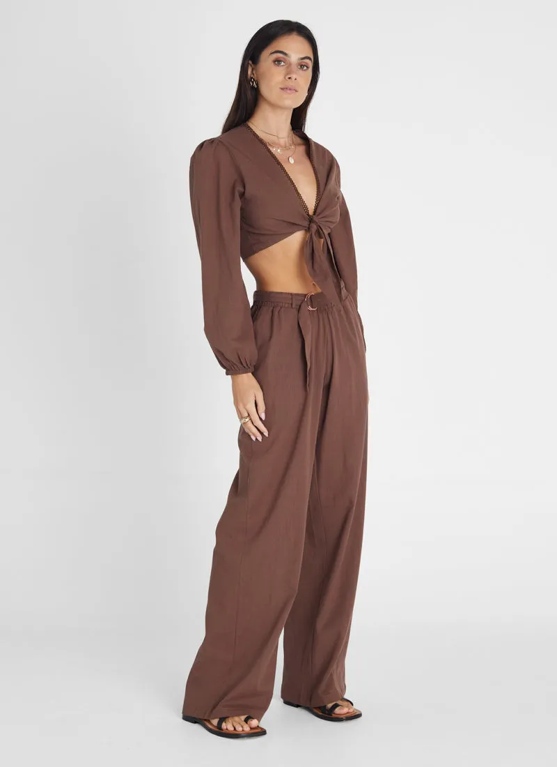 Garnet Relaxed Wide Leg Pant