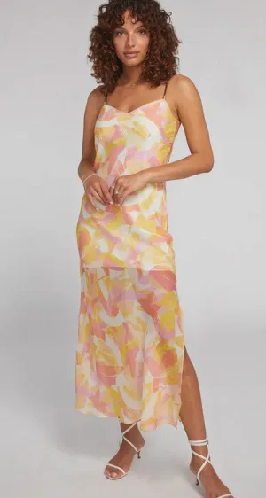 Generation Love Marcella Abstract Maxi Dress - Prism Yellow