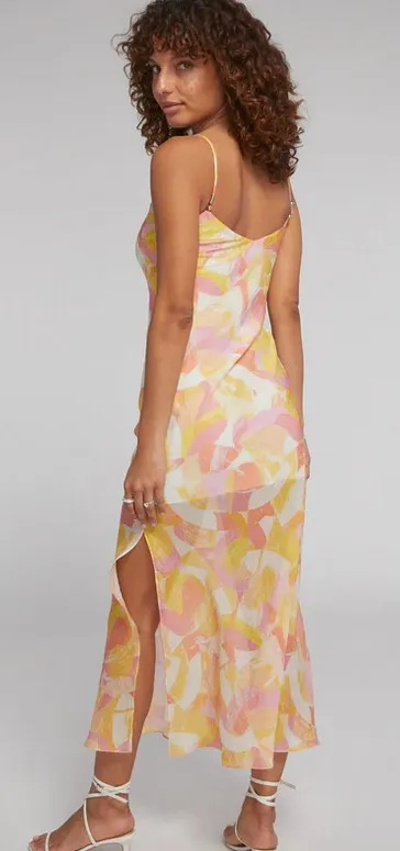 Generation Love Marcella Abstract Maxi Dress - Prism Yellow