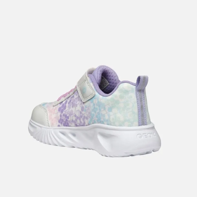 Geox - Assister - White/Lilac Lights