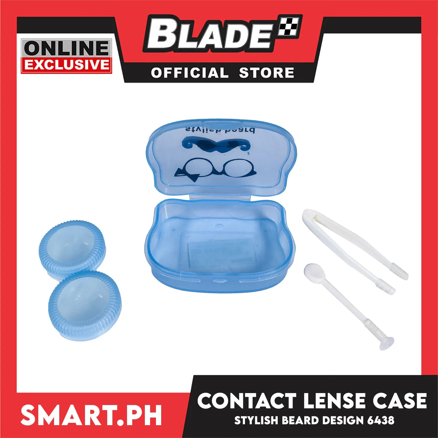 Gifts Contact Lense Case Stylish Beard SL-8929 Contact Lens Storage Case