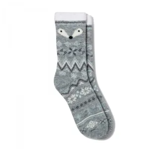 Gilligan & O'Malley Women's Double Lined Cozy Fuzzy Crew Socks