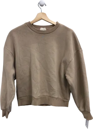 Ginatricot Beige Basically Basics Sweatshirt UK S