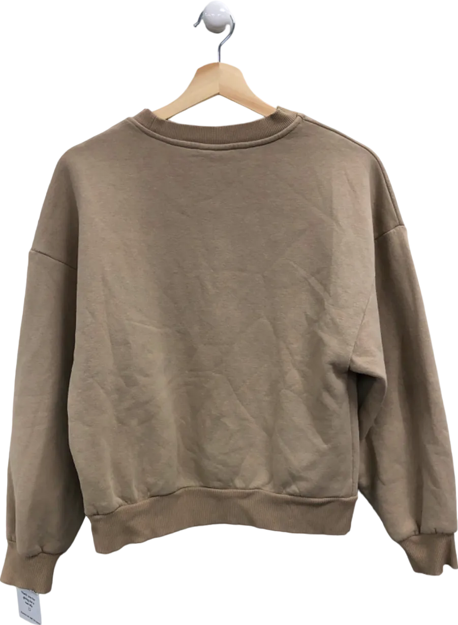 Ginatricot Beige Basically Basics Sweatshirt UK S