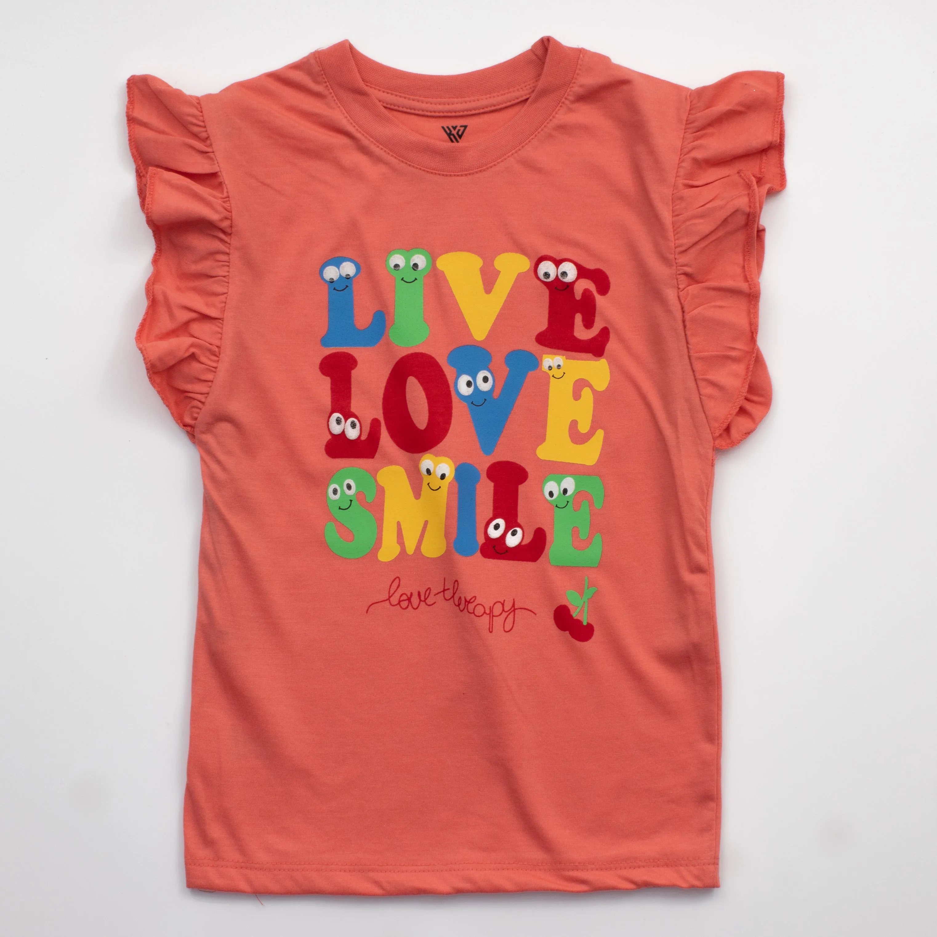 Girls H/S T Shirt Code - ( Smile )
