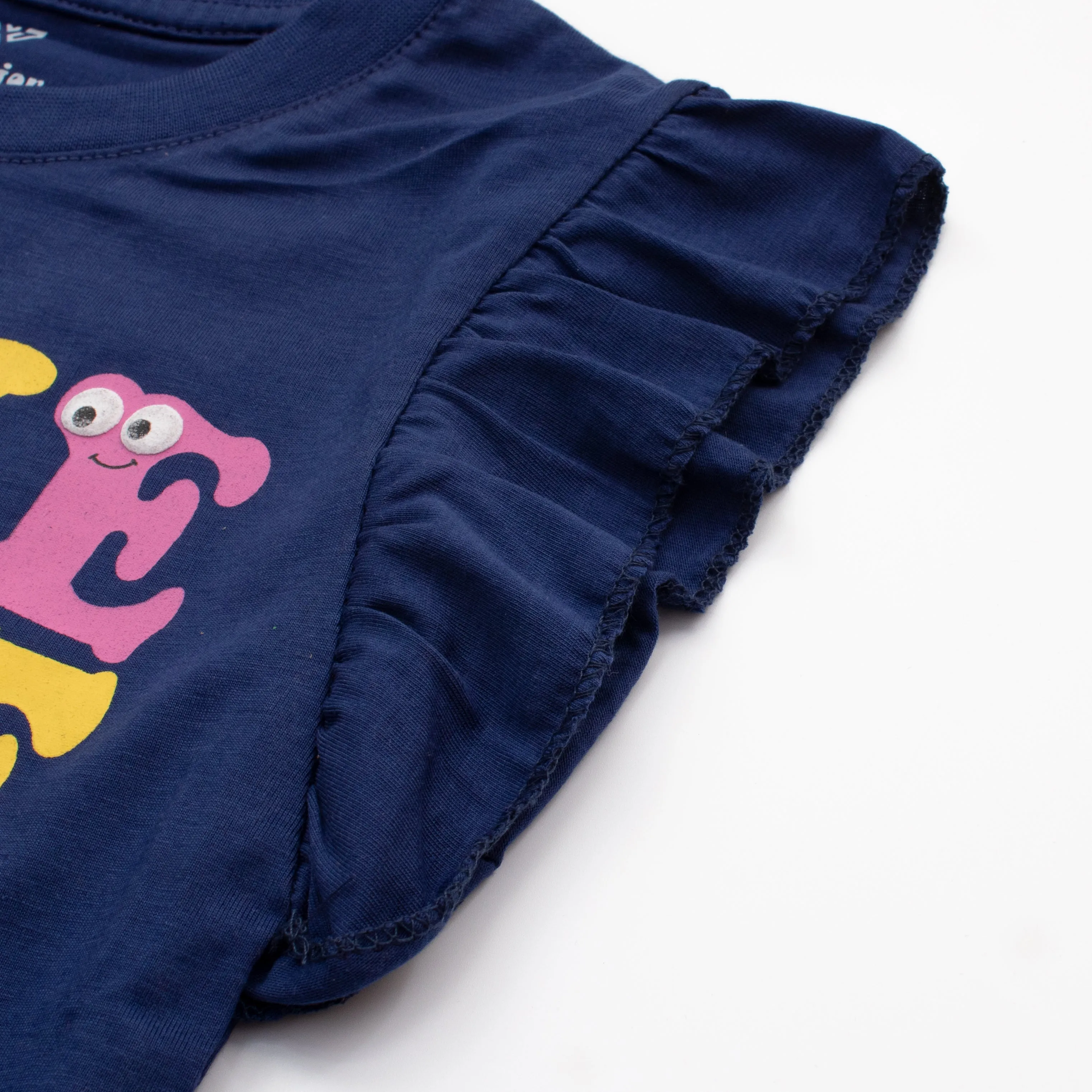 Girls H/S T Shirt Code - ( Smile )