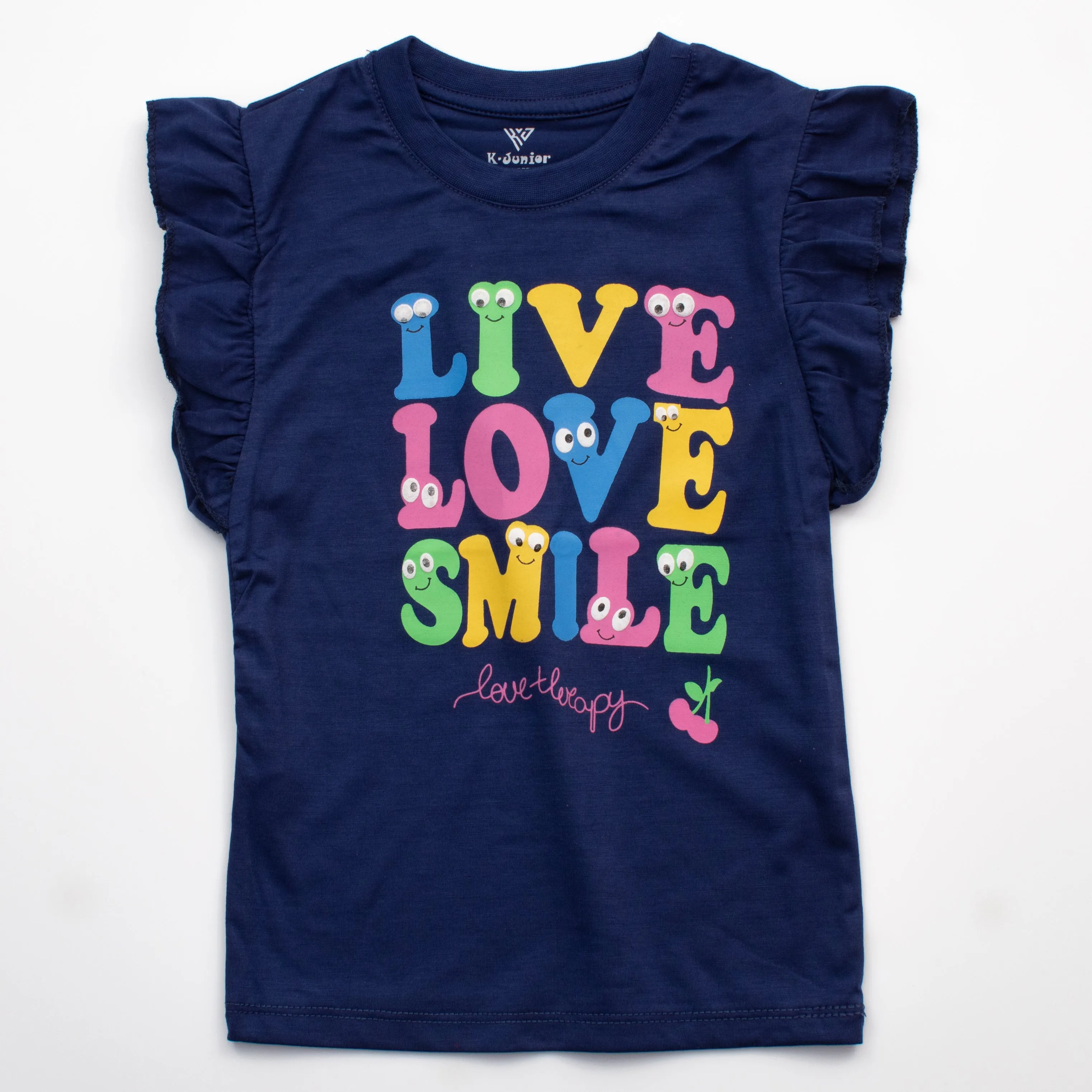 Girls H/S T Shirt Code - ( Smile )