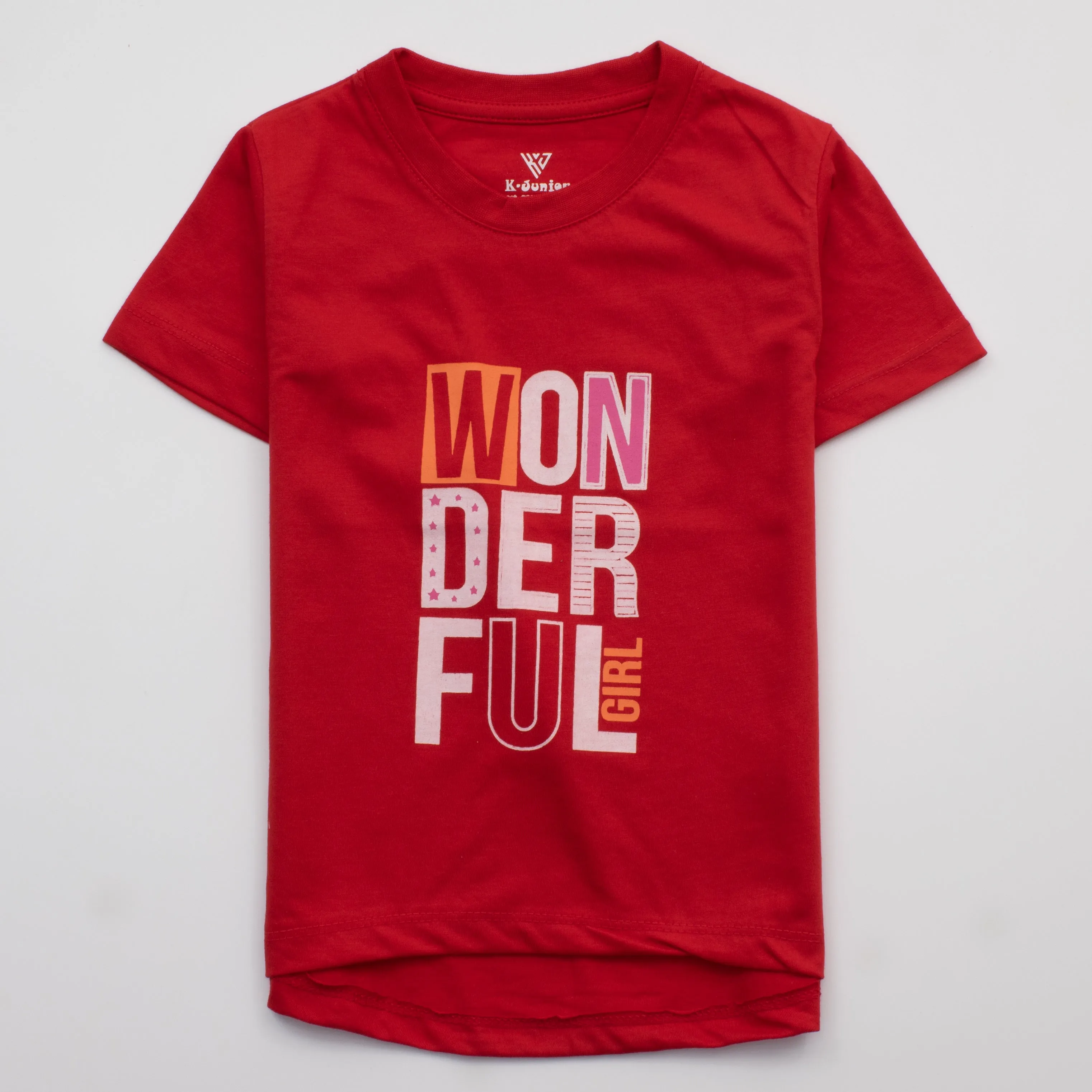 Girls H/S T Shirt Code - ( Wonderful )