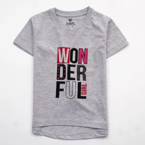 Girls H/S T Shirt Code - ( Wonderful )