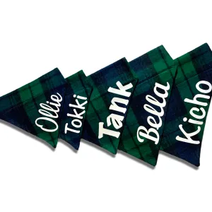 Green Polka Dot Slip On Bandana