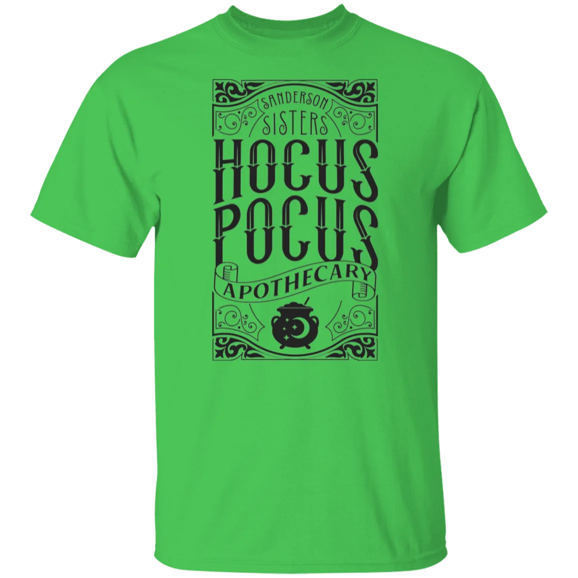 Hocus Pocus Apothecary Gildan T-Shirt – A Perfect Blend of Spooky and Stylish!