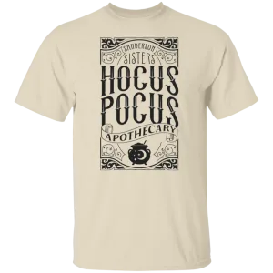 Hocus Pocus Apothecary Gildan T-Shirt – A Perfect Blend of Spooky and Stylish!