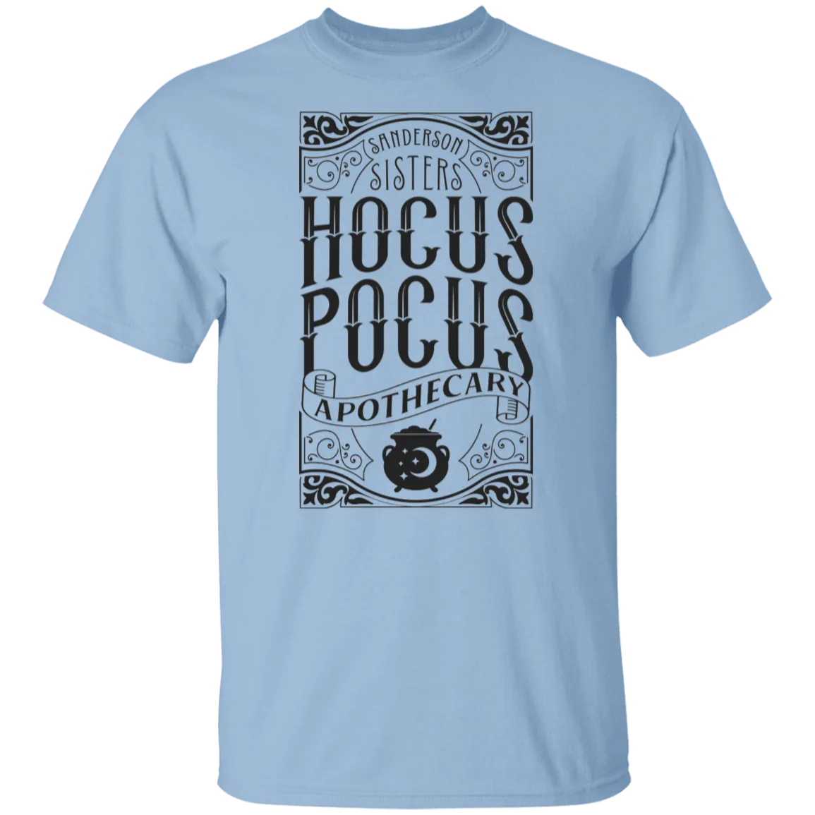 Hocus Pocus Apothecary Gildan T-Shirt – A Perfect Blend of Spooky and Stylish!