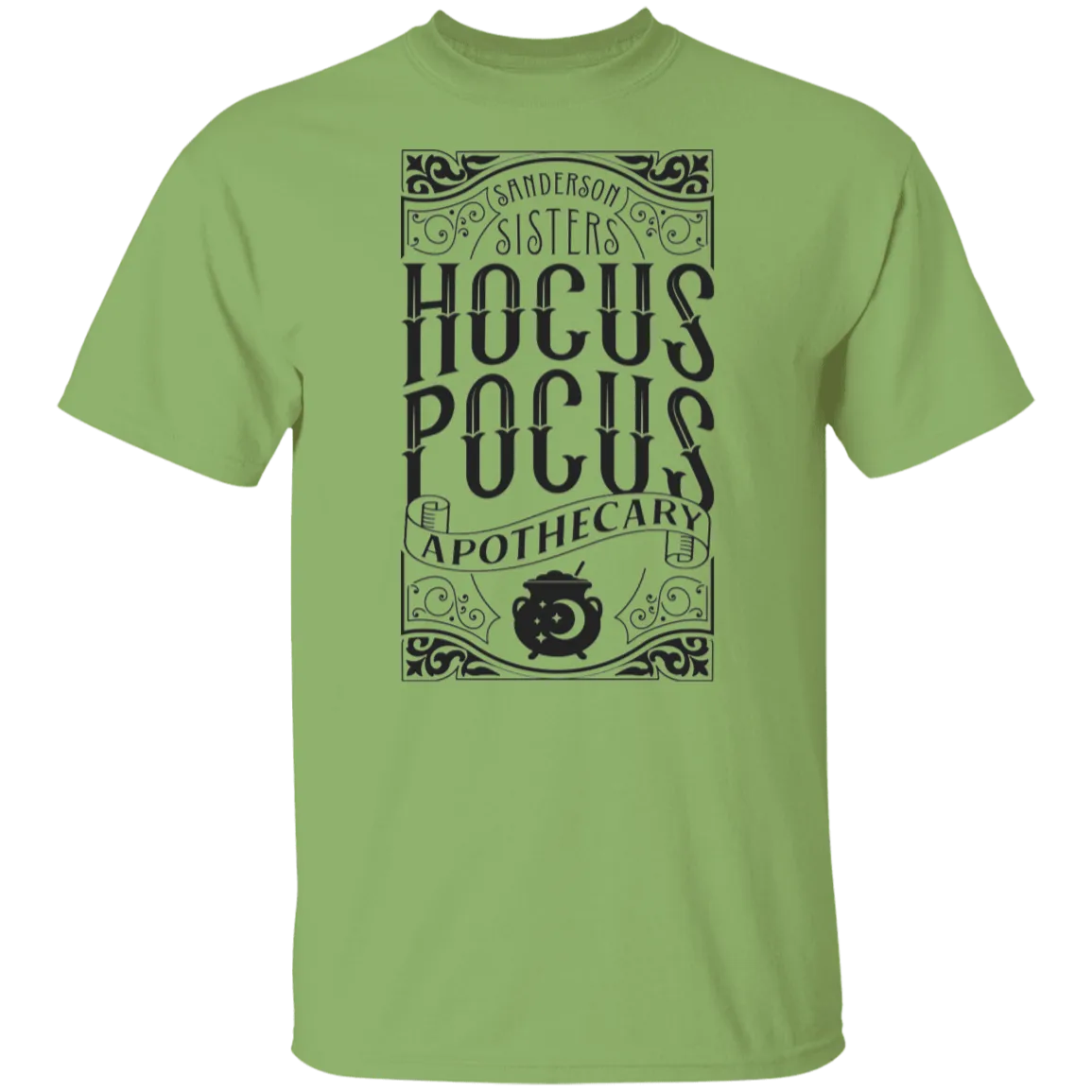 Hocus Pocus Apothecary Gildan T-Shirt – A Perfect Blend of Spooky and Stylish!