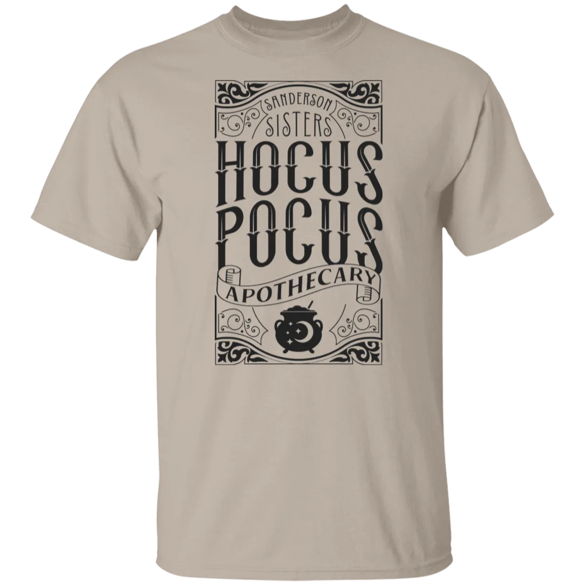 Hocus Pocus Apothecary Gildan T-Shirt – A Perfect Blend of Spooky and Stylish!