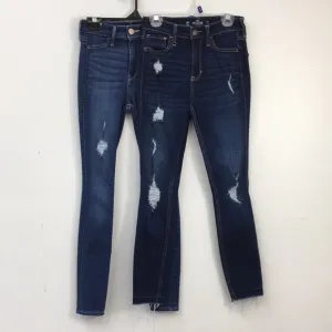 Hollister High Rise Dark/Medium Wash Jean Bundle Size 00S/R GREAT Condition