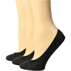 HUE Women's 3-pair Pack Perfect Edge Foot Liners