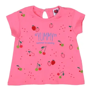 Infant Girls T-Shirt Yummy - S-Shell | Bachaa Party Baby Clothes Girls Tops & T-Shirts