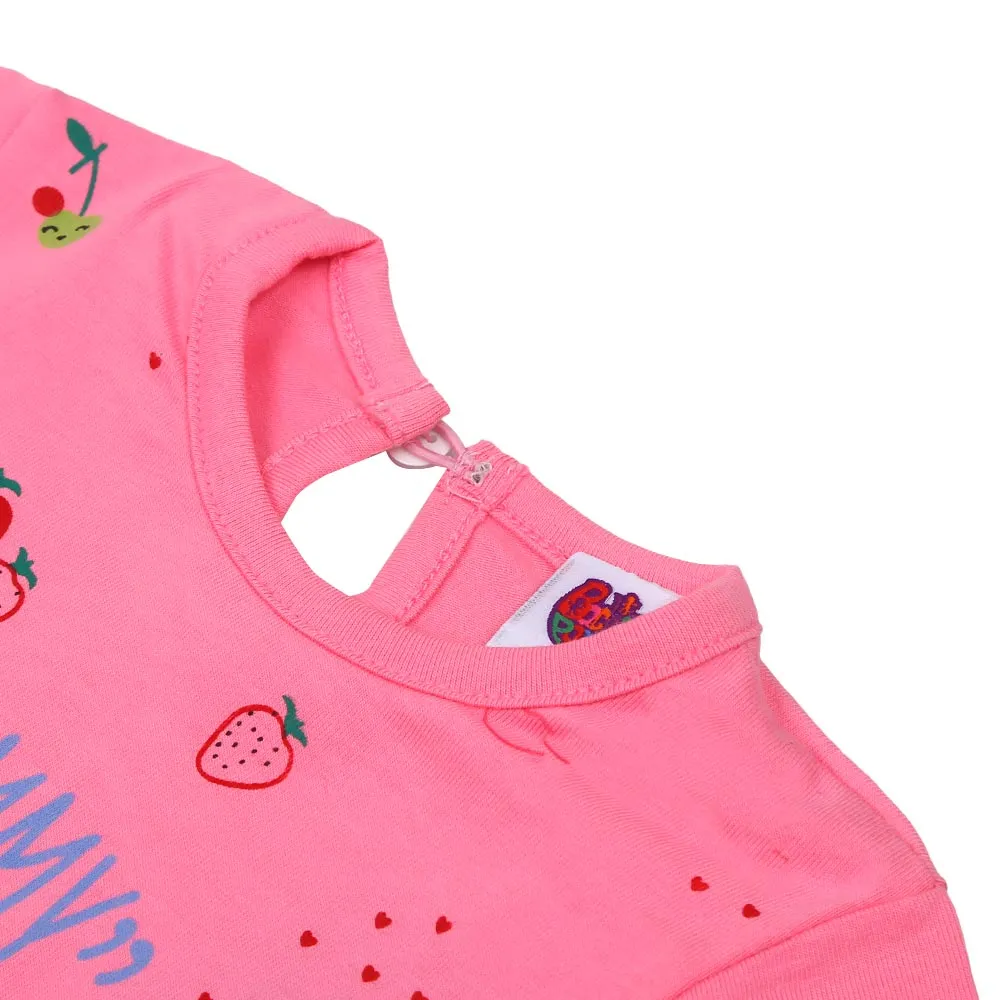 Infant Girls T-Shirt Yummy - S-Shell | Bachaa Party Baby Clothes Girls Tops & T-Shirts