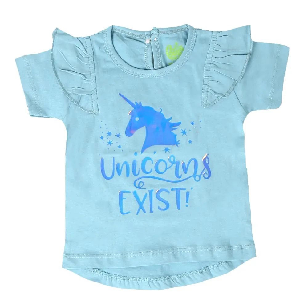 Infant Girls T-Shirts Exist-Atomizer | Bachaa Party Baby Clothes Girls Tops & T-Shirts