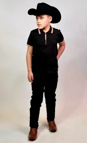Isaac Black Casual Shirt