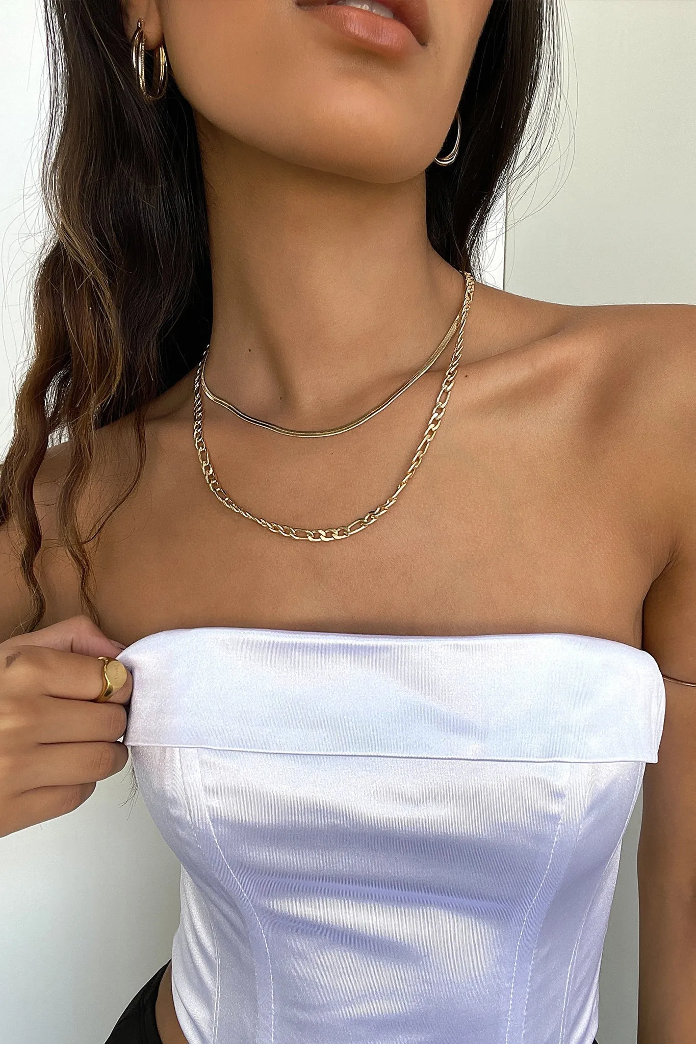 Izy Layered Necklace 2 Pack - Gold