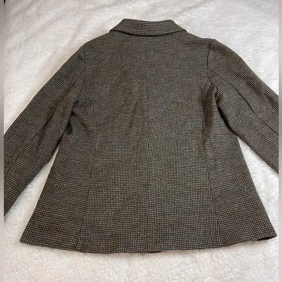 J. JILL Brown Blazer Wool size x small