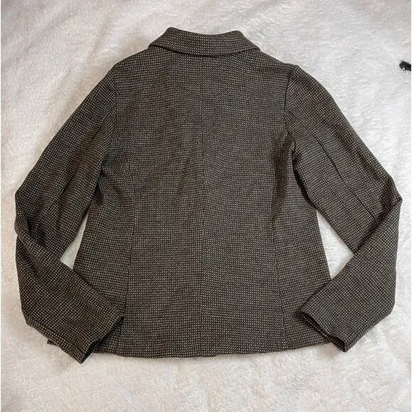 J. JILL Brown Blazer Wool size x small