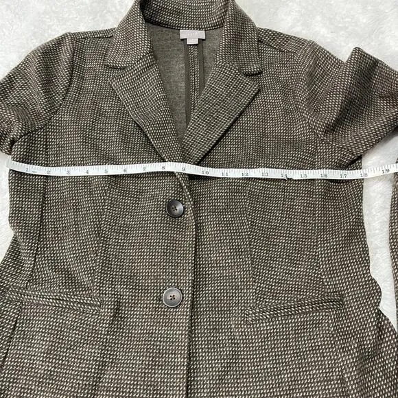 J. JILL Brown Blazer Wool size x small