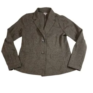 J. JILL Brown Blazer Wool size x small