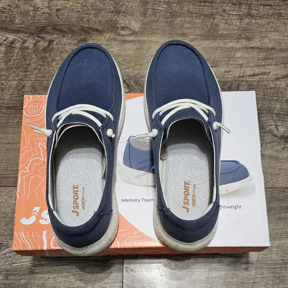 J Sports Memory Foam Slip on sneaker women's size 7.5