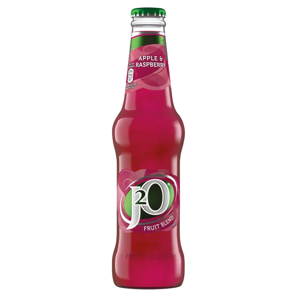J2O Fruit Blend Apple & Raspberry, 275ml (Case of 12)