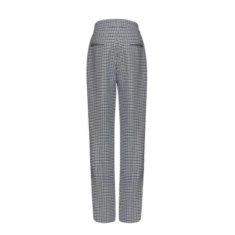 Jacquard Houndstooth Trouser