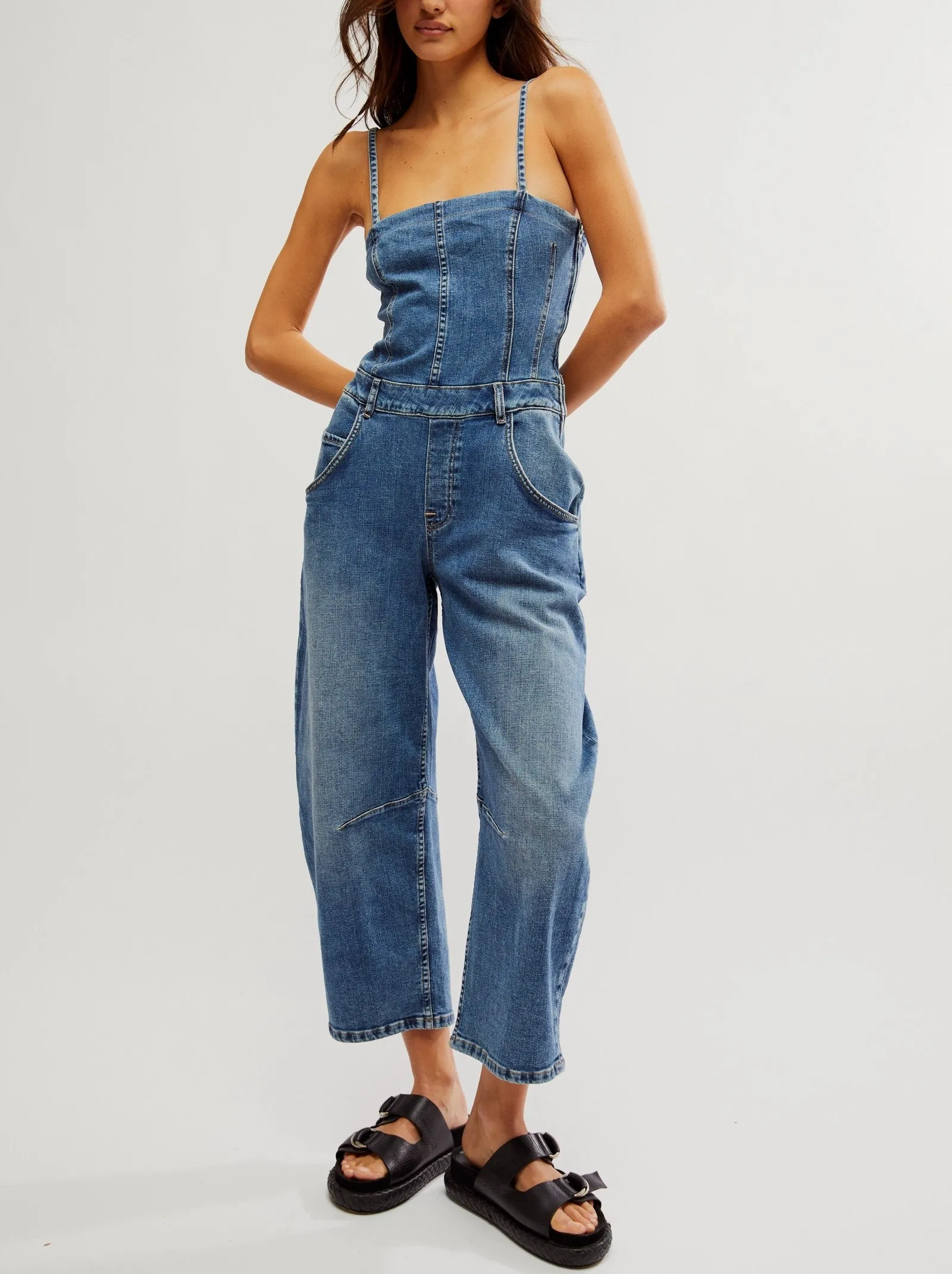 Je Suis Pret Barrel Jumpsuit