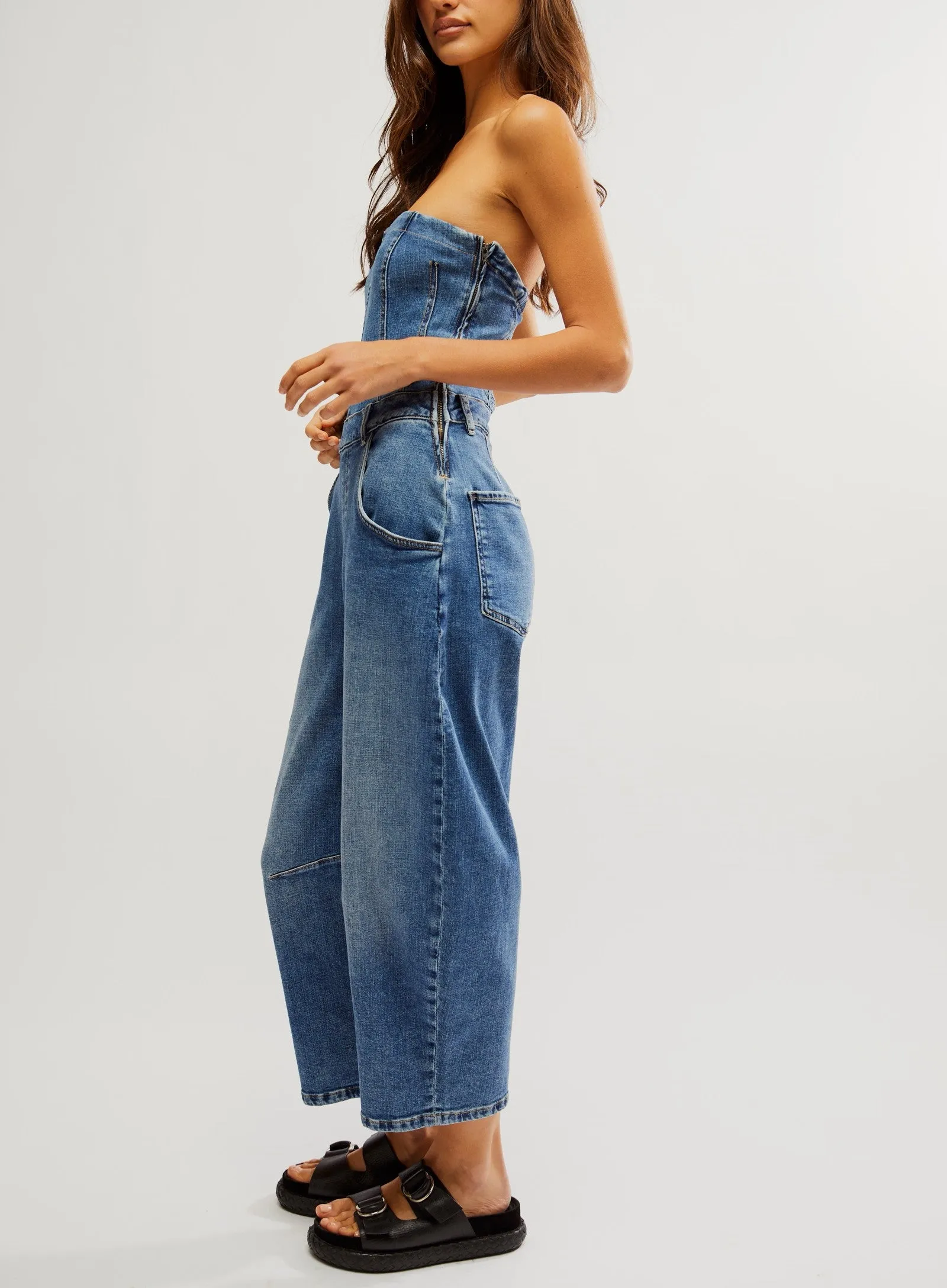 Je Suis Pret Barrel Jumpsuit