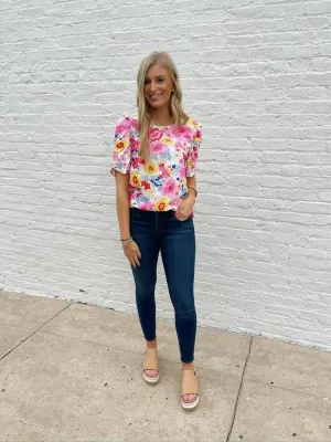 JULIA JAMES TORY TOP